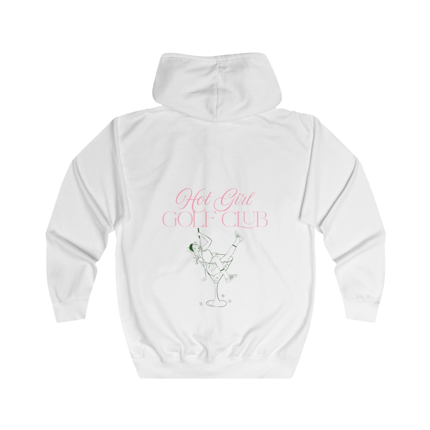 Hot Girl Golf Club Zip Up Hoodie